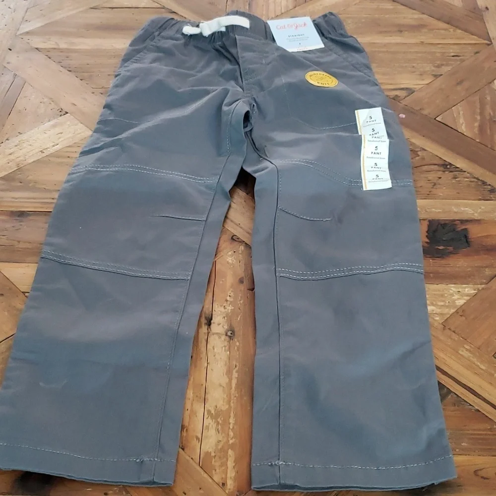 Cat & Jack Straight Flexible drawstring pants
